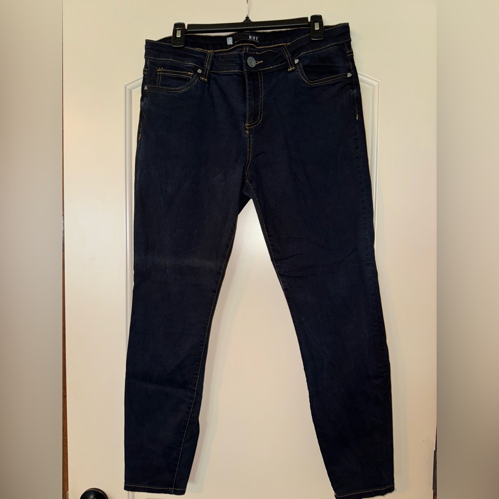 Kut from the Kloth Women's Dark Blue Skinny Jeans